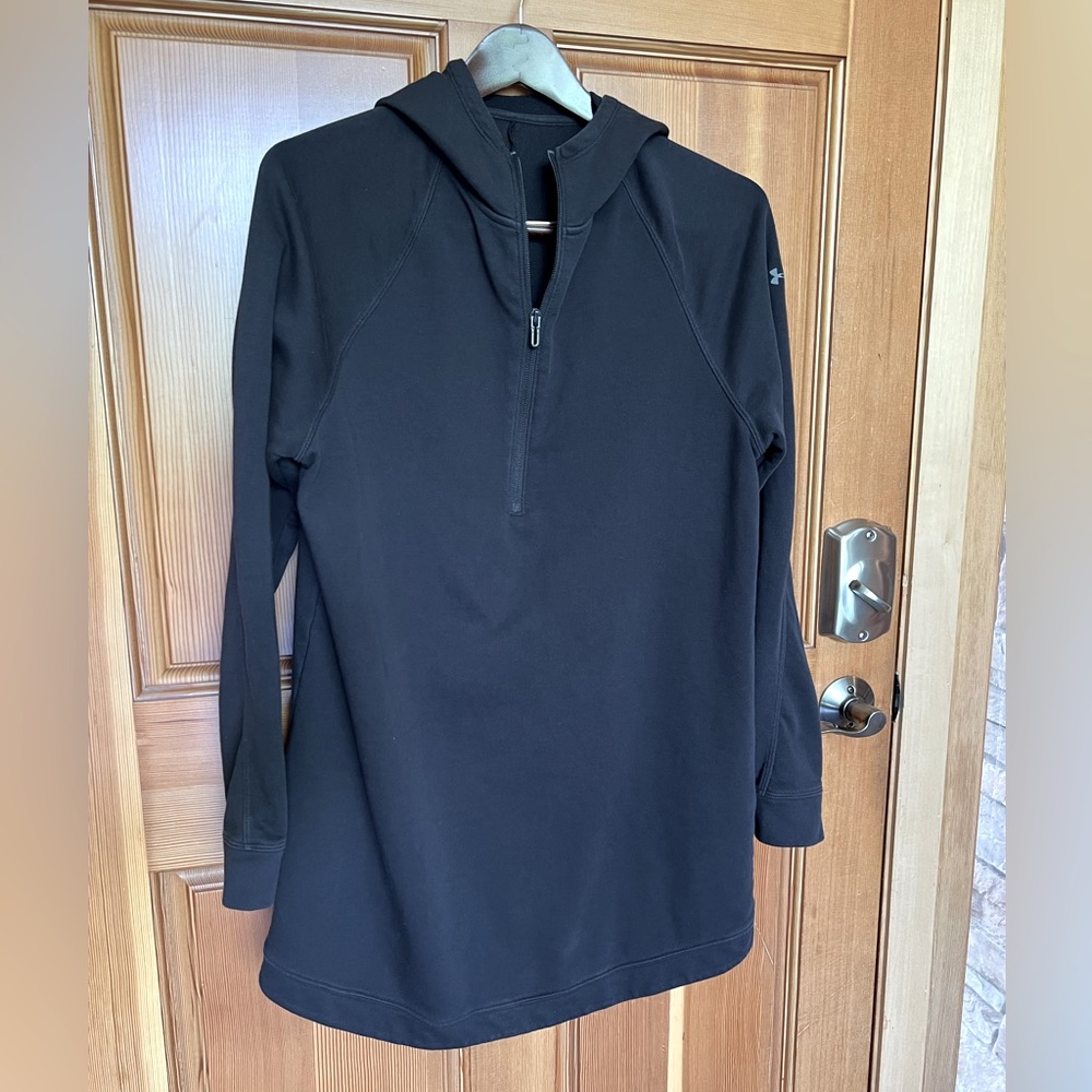 Under Armour women’s hooded sweatshirt dress, 1/4 zip, XL